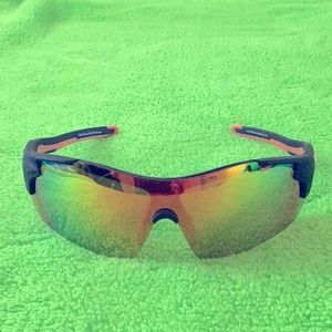 Maxx Sunglasses with Orange Mirrored Lenses